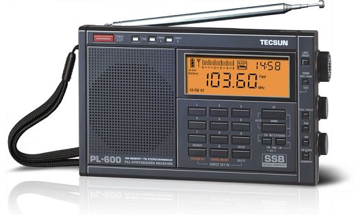 TECSUN PL600 Radijas FM / LW / MW / SW / SSB PLL susintetintų imtuvas