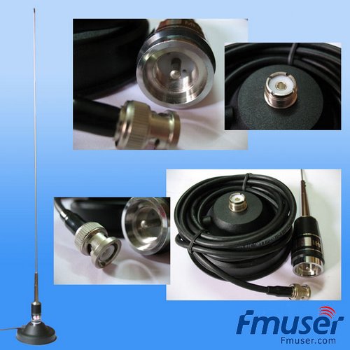 FMUSER 87-108 MHz FM Antenna FM Soper ng kotse para sa transmiter ng fm ng kotse