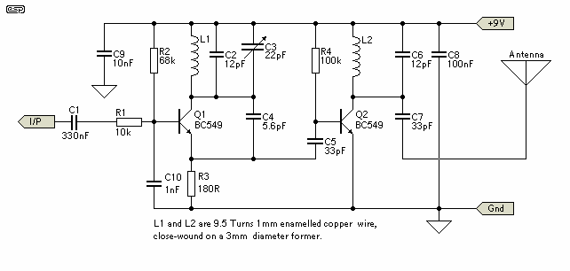 Low Power Transmitter FM