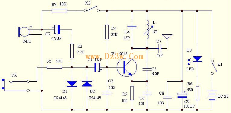 88-108mhz FM-sändarkrets produktion Kretskorts