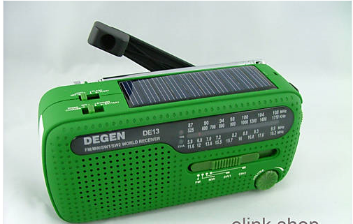 TECSUN degen DE13 emergency dynamo radio