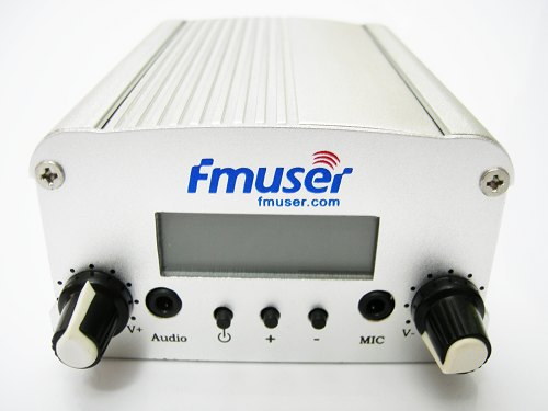 Pemancar siaran 10L FMUSER 5W V5.0 FM stereo