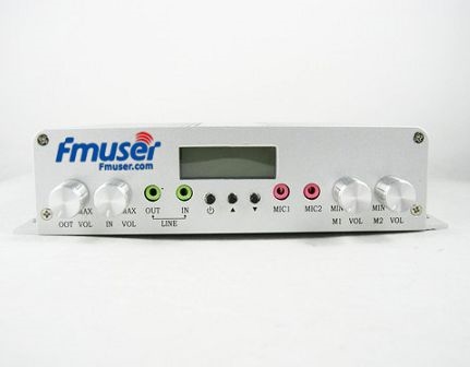 FMUSER 15W V2.0 FM-stereo PLL-udsendelsestransmitter GP-antenne-KIT