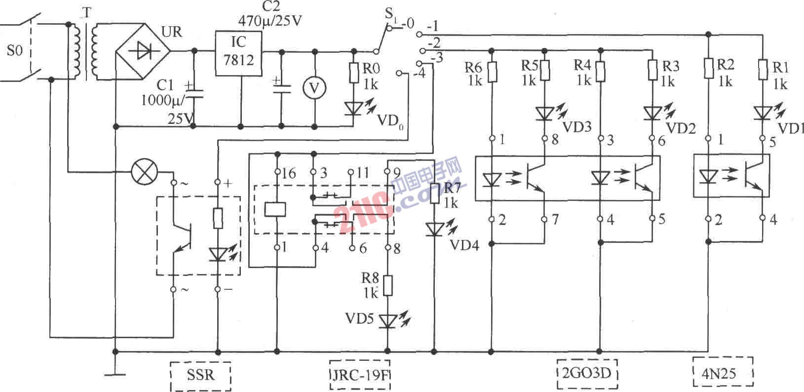 Transmițător circuit de FM multi-detector de radio