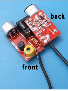 Mini FM transmetè Mic espyon 88-108MHZ