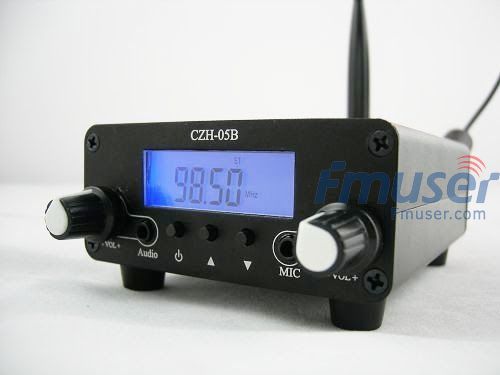 10個FMUSER0.5W CZH-05B V1.0FMステレオPLL放送送信機ショートアンテナ電源キット