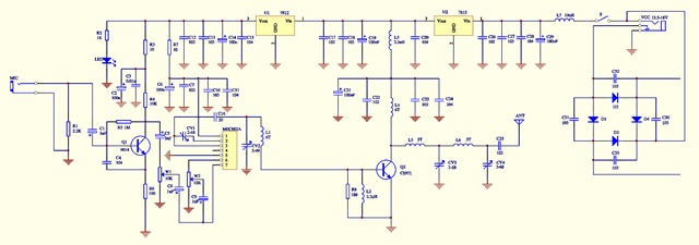 M002A 3 კილომეტრის გადამცემი circuit