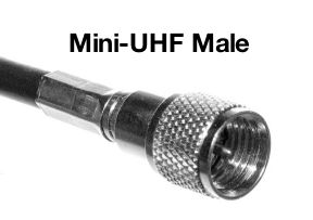 Mini UHF moški konektor