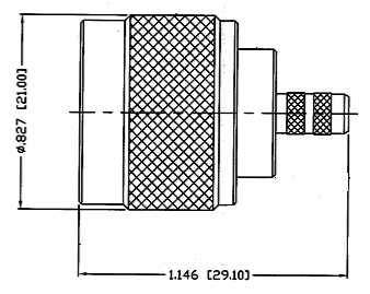 N ტიპი კაცი Connector Specs