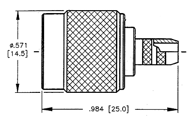 TNC Connector Pria Spesifikasi