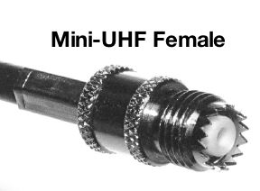Mini-UHF Konektor Perempuan