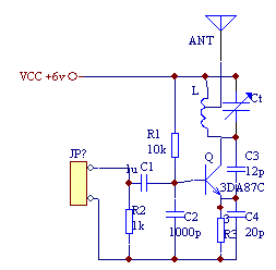 3DA87C DIY FM yayım ötürücü circuit etmək istifadə edin