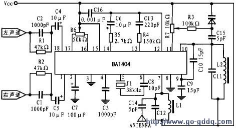 图3 BA1404的应用