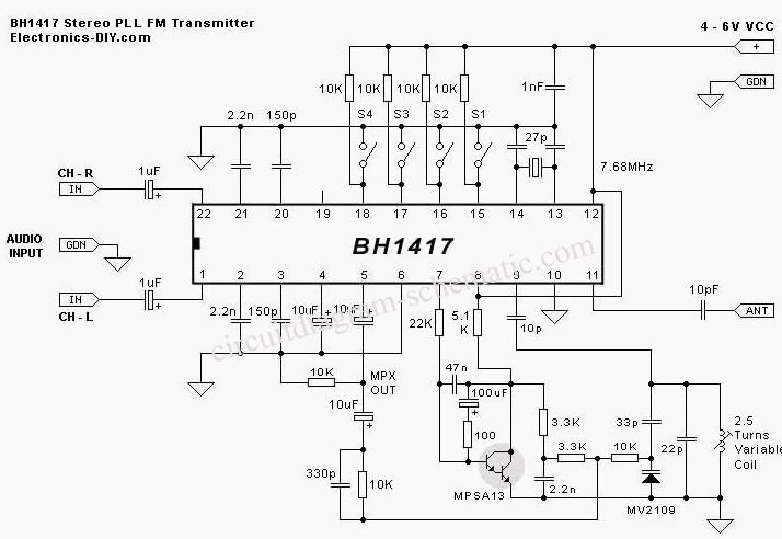 BH1417 调频 立体声 发射机 (英文)