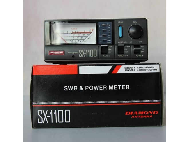 SX1100 asli DIAMOND SX-1100 SWR Power Meter