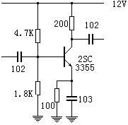 משדר טלוויזיה 100mw DIY לוח מעגלים מודפס (PCB)