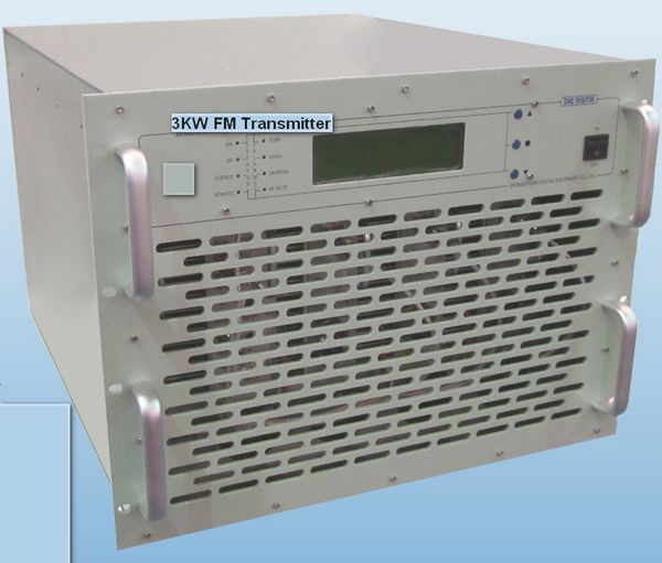 radio broadcasting 3KW FM Transmitter 8U Compact Size Broadcasting