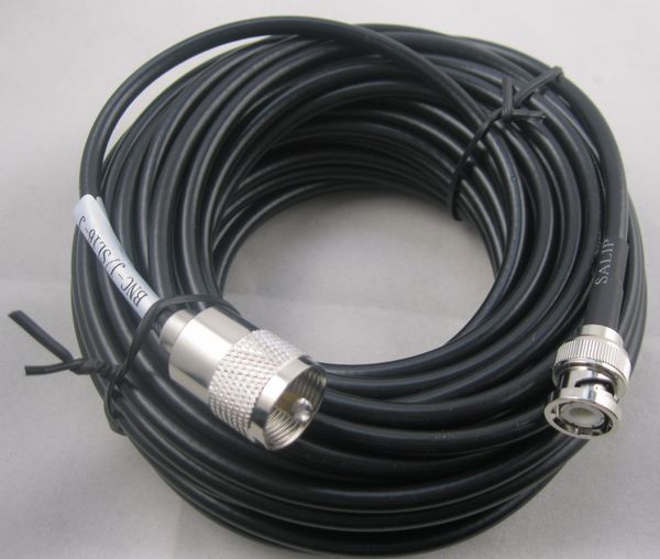 FMUSER -3 15 метри кабел за напојување BNC-J-SL16-J