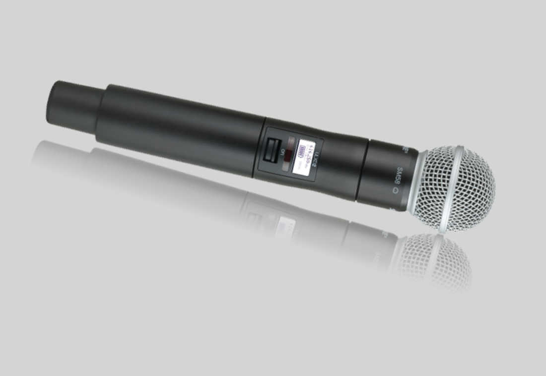 SM58 mikrofon handheld wireless transmetues me ULXD2