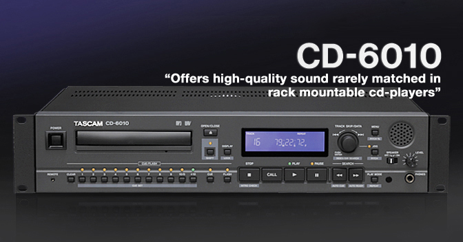TASCAM CD 6010 yeni bir CD, hafıza fonksiyonlu