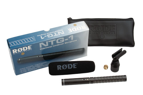 RODE NTG-1 directional condenser microphone gun