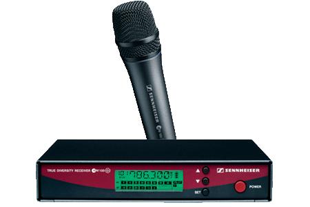 Sennheiser Sennheiser ew 145 G2 viena super-cardioid dinamisks rokas bezvadu mikrofonu