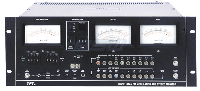 Амерыканскі TFT 844A FM манітор стэрэа мадуляцыі / аналізатар (двухканальны)