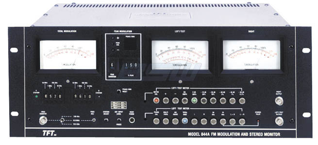 Amerikaanse TFT 844A FM modulasie monitor / ontleder (dubbele-kanaal)