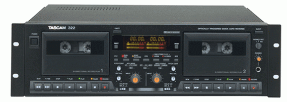 TASCAM 322 dubbel dek