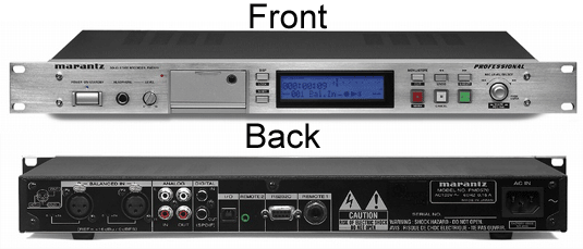 MARANTZ पीएमडी 570 पीसी कार्ड डिजिटल रिकॉर्डर डेक