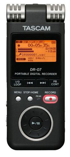 Tascam DR-07 recordydd llaw