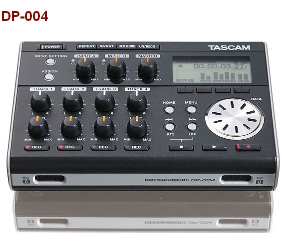 TASCAM DP-004 डिजिटल रिकॉर्डर