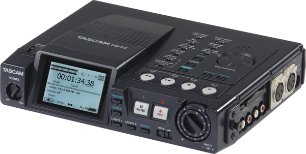 Tascam HD-P2 digital recorder backpack CF card