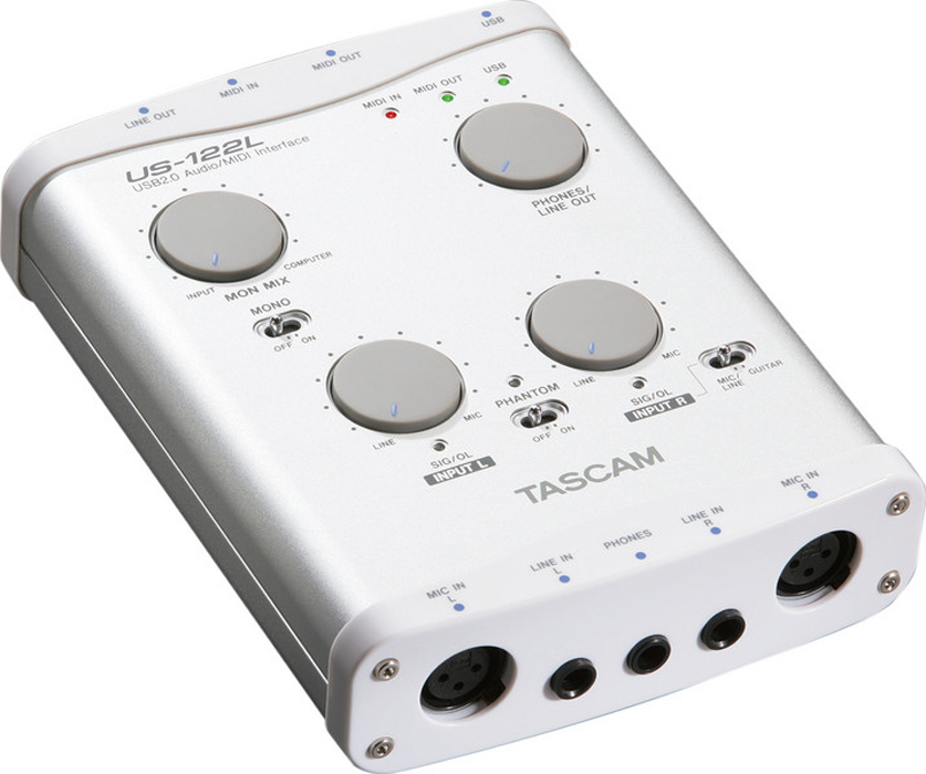 TASCAM US-122L аудио интерфейс