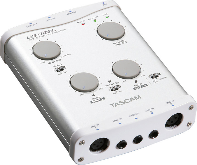 TASCAM US-122L hljóð tengi