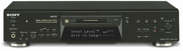 일본 SONY MDS-JE780의 MD 기계