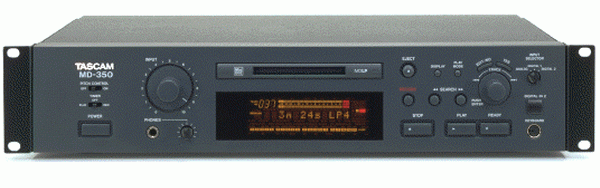 TASCAM MD350 Прафесійны MD рэкордары