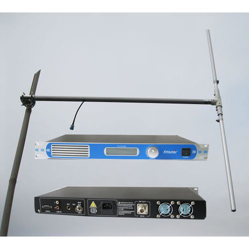 FMUSER 0-30W 30W FU-30C PLL Professional FM transmitter exciter 1U 87-108Mhz + DP100 1/2 dipole wave antena Kit
