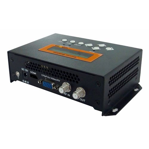 FMUSER FUTV4652H ISDB-T MPEG-4 AVC / H.264 HD / SD Encoder Modulator (Tuner, HDMI, YPbPr / CVBS / S-Video ind; RF ud) til hjemmebrug