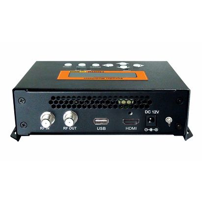 FMUSER FUTV4622 DVB-T MPEG-4 AVC / H.264 HD Encoder Modulator (Tuner, intrare HDMI; ieșire RF) cu upgrade USB pentru uz casnic