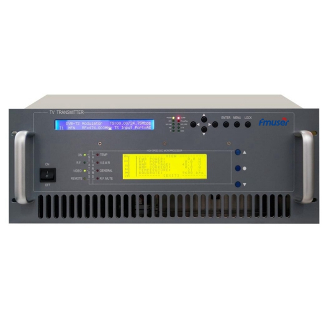 فرستنده تلویزیون دیجیتال FMUSER 200W فرستنده تلویزیون ATSC DTMB DVB-T DVB-T2 ISDB-T