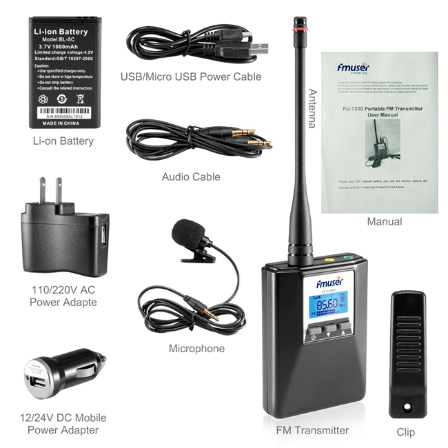 Kit transmissor 0.2w fm