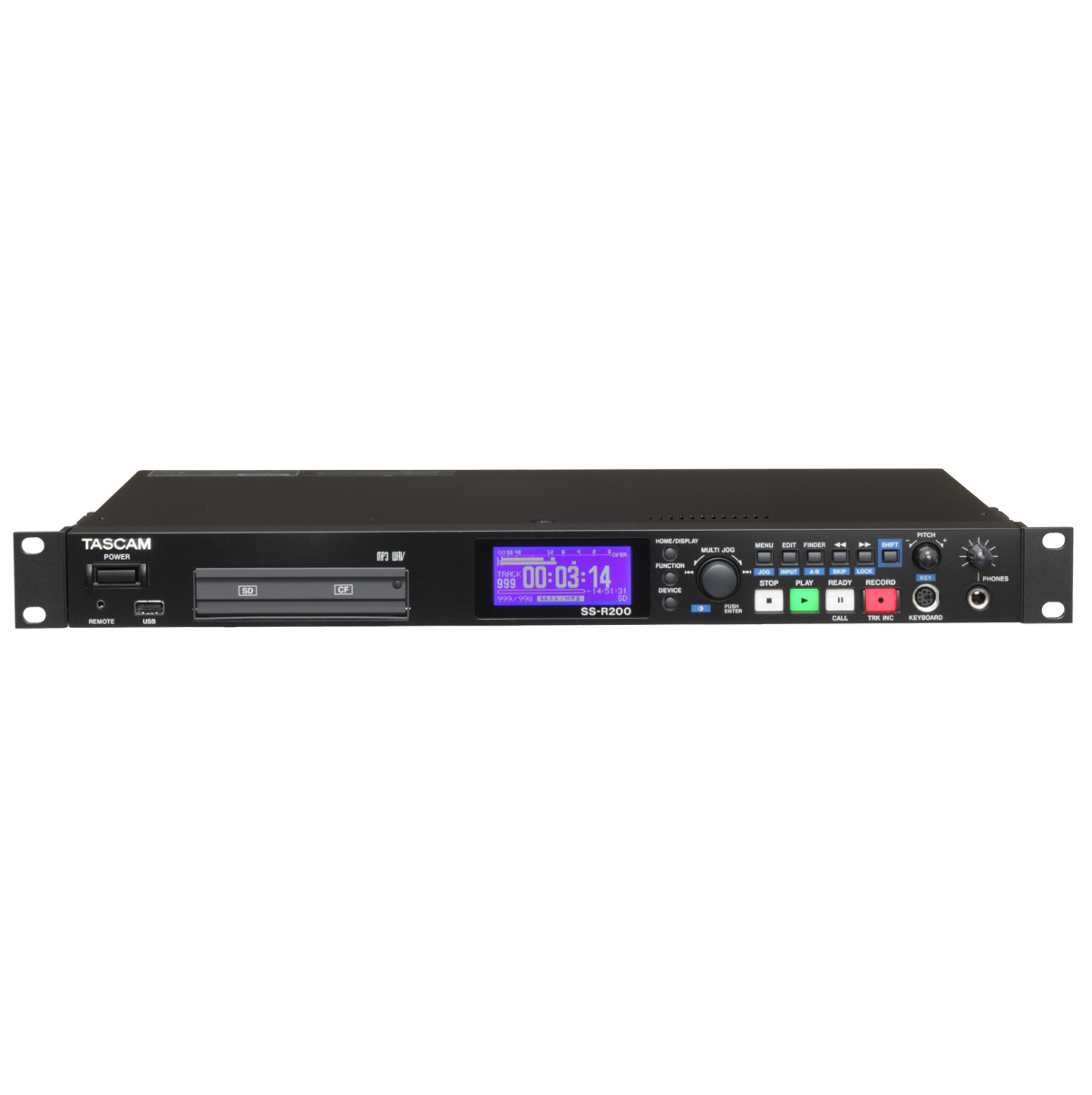 TASCAM SS-R200 SD / CF / USB-soitin ja Solid State Recorder