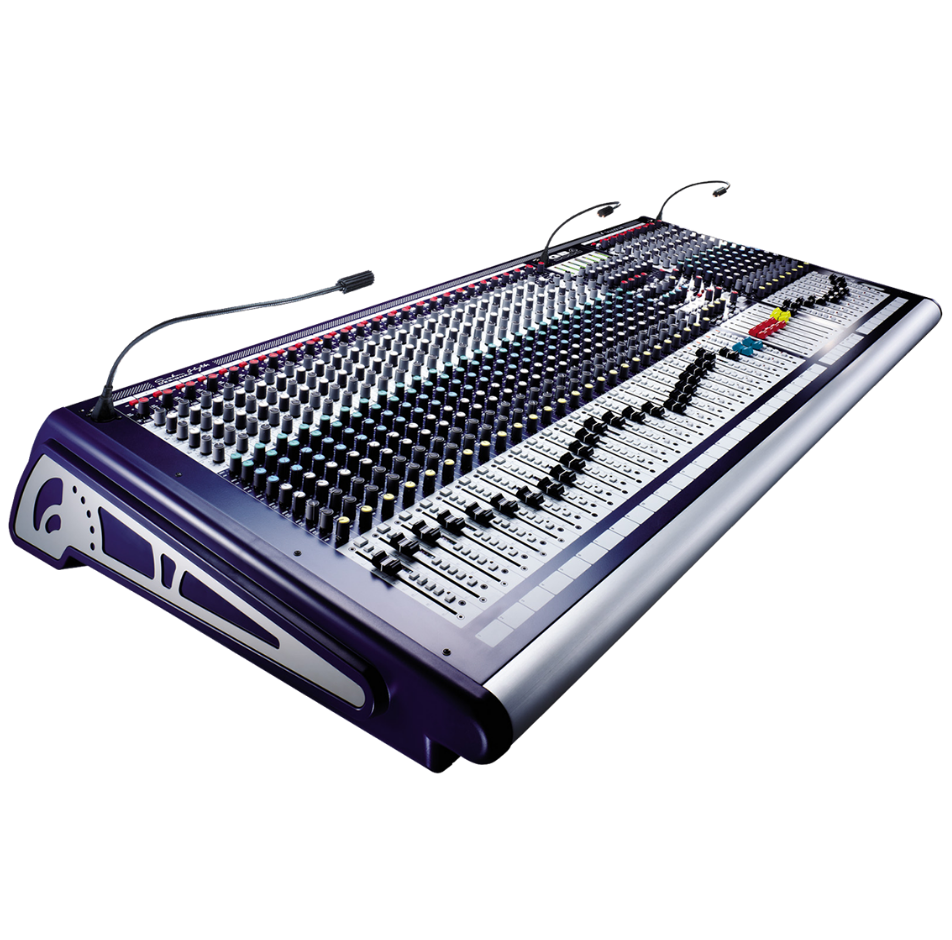Soundcraft GB4 24-kanavien konsoli-mikseri radioasemien tallennustilaa varten