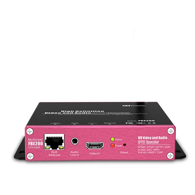 FMUSER FBE200 H.264 H.265 енкодер за шифрирање на HDMI-HDTV со голема дефиниција HD IPTV-кодер