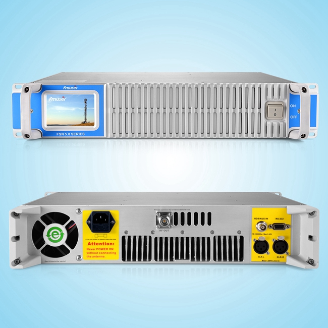 FMUSER FSN-1500T 1500W FM-sender Radio-uitsending met aanraakskerm vir radiostasies 30-40km