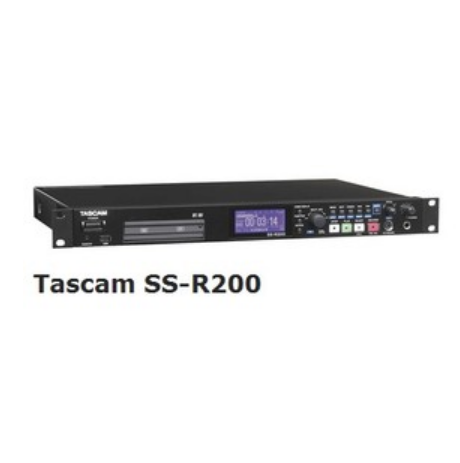 Tascam SS-R200 R100 R1 Solid State Recorder