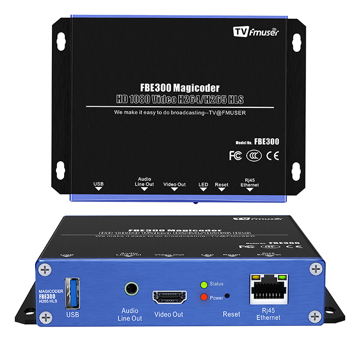 FMUSER FBE300 Video Streaming Magicoder Transcoder IPTV