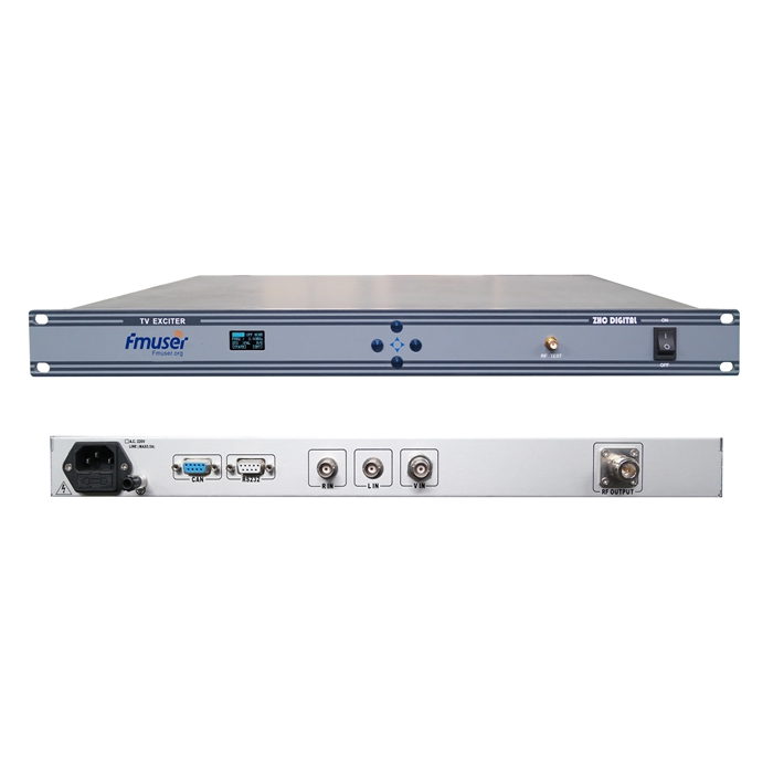 FMUSER FU-518A Modulador de TV analóxico PAL NTSC SECAM para transmisor de televisión