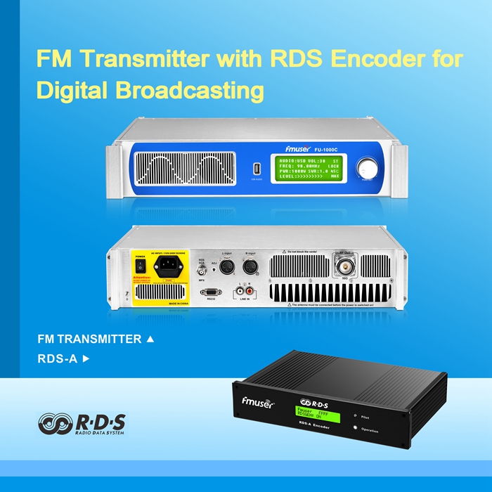 Transmisor fm rds 1000w